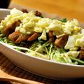 LocomocoHI's cooksnap of when they made やわらかチキン南蛮のタルタル丼.