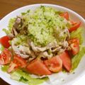 お塩と砂糖's cooksnap of when they made 冷凍きゅうりのすりおろし豚しゃぶサラダ.