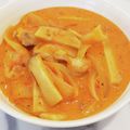 チェビス's cooksnap of when they made 鶏もも肉ときのこのトマトクリームソース煮.