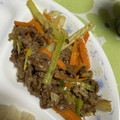 クック06L5P3☆'s cooksnap of when they made セロリと牛肉のオイスターソース炒め#12.