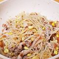 にゃーにゃんさん's cooksnap of when they made レンジで簡単！豚もやしの梅ポン和え.