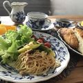 Amalka's cooksnap of when they made 簡単♪ツナとアスパラの和風パスタ.