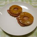 papepo☆'s cooksnap of when they made パイナップルとハムのステーキ.