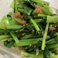 minoriloca's cooksnap of when they made 小松菜の梅おかか和え.