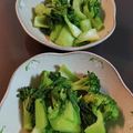 ＹUM！'s cooksnap of when they made 青梗菜とブロッコリーの中華にんにく炒め.