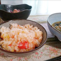 今日の勝家御膳's cooksnap of when they made トマト丸ごと炊き込みピラフ.