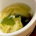 MULA's cooksnap of when they made 海老の殻出汁でたまごワカメスープ.