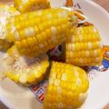 IKUSHIO's cooksnap of when they made 全工程写真、茹でないレンチンとうもろこし.