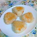 つつくみ's cooksnap of when they made 我が家で人気の✿焼きおにぎり.
