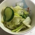 tomotoe's cooksnap of when they made 簡単☆キャベツときゅうりであと一品.