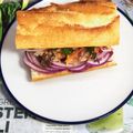 horseland's cooksnap of when they made 簡単！サバ缶でバインミーサンド.