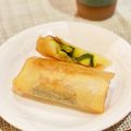 keicook8's cooksnap of when they made ズッキーニとアスパラの春巻き.