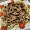 yuzu0724's cooksnap of when they made 春色の牛肉サラダ♪.