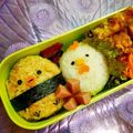 たにたーに's cooksnap of when they made コロコロ♪俵deヒヨコちゃん＊キャラ弁.