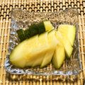 シシュポス's cooksnap of when they made ズッキーニの糠漬け～発酵ぬかどこ使用.