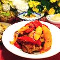 ✽チョコⅠＨ✽'s cooksnap of when they made ごま油香る塩麹チキンとパプリカ炒め.
