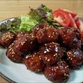 ゆうゆ35's cooksnap of when they made ふわふわ肉だんご✿旨旨ソースで♬.