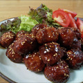 ゆうゆ35's cooksnap of when they made ふわふわ肉だんご✿旨旨ソースで♬.