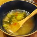 tsumusio's cooksnap of when they made コストコキヌアサラダでスープ.