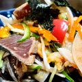 xiaopinwen's cooksnap of when they made 野菜たっぷり♫かつおたたきのキムチサラダ.