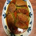 クックTXLO0V☆'s cooksnap of when they made 簡単メイン♪ピーマンの肉詰め照り焼き味.