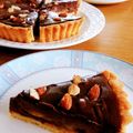 あきはに's cooksnap of when they made 焼かない生チョコバナナタルト.