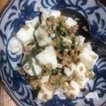 toujours＊'s cooksnap of when they made はんぺんとひきわり納豆のマヨサラダ.