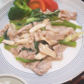 ☆ｷｬｻﾘﾝ☆'s cooksnap of when they made 簡単即席！豚と小松菜のスタミナネギ塩炒め.