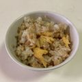 papikun's cooksnap of when they made 優しく美味しく、揚げ玉チャーハン♪.