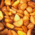 k☆mao's cooksnap of when they made 薩摩芋より甘さ控☆揚げないじゃが大学芋.
