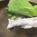 amileamila's cooksnap of when they made レタスとネギだけ♡絶品豚しゃぶ.