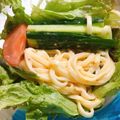 seacomet's cooksnap of when they made 簡単ピリ辛サラダうどん.