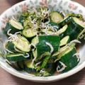 キッチン◇キッチン's cooksnap of when they made ✴︎大葉香る♡ジャコと胡瓜の酢の物✴︎.