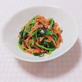 まあまま☆0403's cooksnap of when they made ほうれん草と人参のチーズ醬油ソテー.
