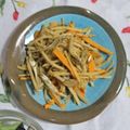 mmameco's cooksnap of when they made 簡単さっぱり！我が家のキンピラごぼう.