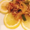 お砂糖▸◂'s cooksnap of when they made 豚バラとピーマンの塩レモン炒め.