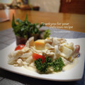 inyako's cooksnap of when they made パパッと☆ 新たまねぎとささみのサラダ.