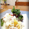inyako's cooksnap of when they made 簡単 生ハムチーズの青じそカイワレ巻き.