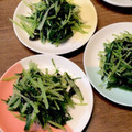 ばたみそーぱん☆'s cooksnap of when they made 水菜と海苔のわさび和え.