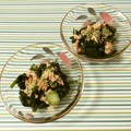 puniＫ's cooksnap of when they made ツナわかめオクラの柚子胡椒和えをあなたに.