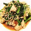ellie21's cooksnap of when they made 豚こま肉とにらともやしのあんかけ風炒め.