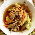 bonnet's cooksnap of when they made 那須塩原スープ焼きそば...風.