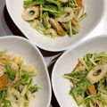 はんしょう07's cooksnap of when they made 竹輪と水菜のゴマたっぷりサラダ.