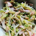 おはなとてんとうむし's cooksnap of when they made もやしきゅうりハムナムル.