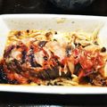 サンタクロースの弟子's cooksnap of when they made レンジで簡単☆ハッセルバック茄子ベーコン.