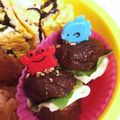 とも2323's cooksnap of when they made ミートボールのハンバーガー★キャラおかず.