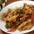 低カロ探検隊's cooksnap of when they made 青椒肉絲風あんかけ焼そば.
