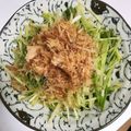 夕飯は６時です's cooksnap of when they made ♡レンジで簡単・水菜のおひたし♡.