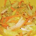 ブランシュkuu's cooksnap of when they made レタスとハムの千切りマリネ.