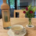 ⁂山暮らしわんこ⁂'s cooksnap of when they made フレッシュローズマリーティー☆5分で簡単.